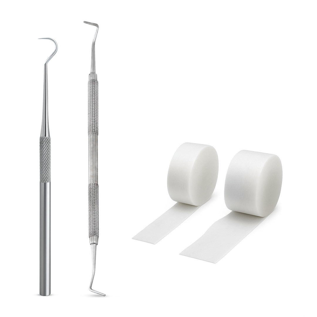 Tamponadensonde & Wattehaken für Füßnägel und den Nagelfalz