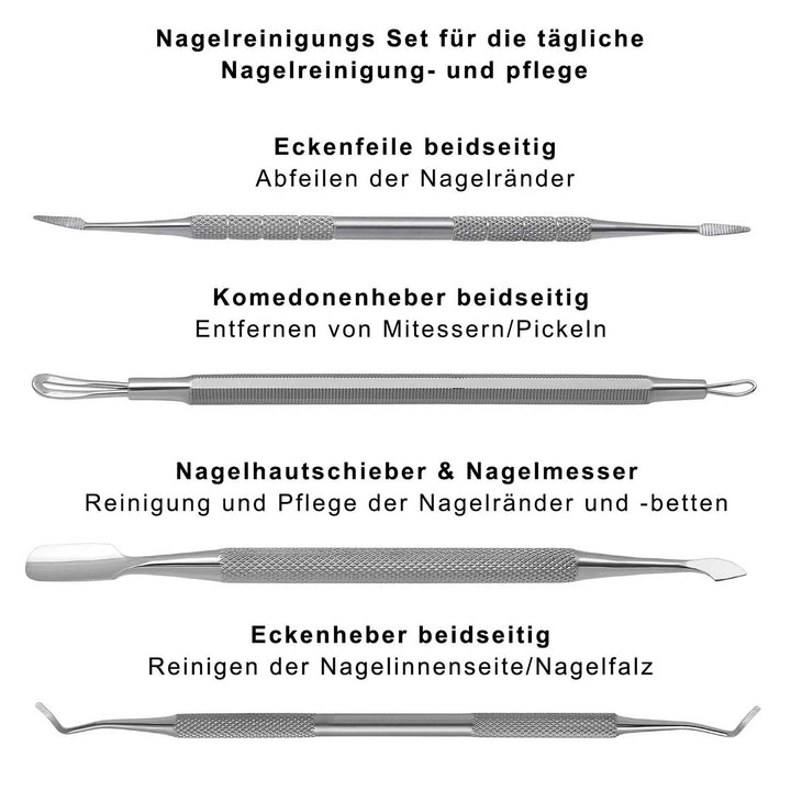 Nail cleaning set 4 pieces