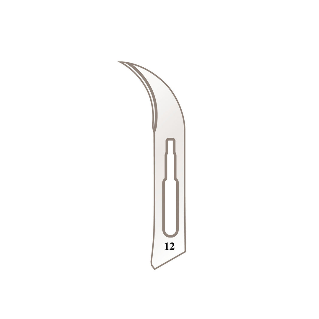 Skalpellhalter Klingen Nr. 12 für Griff Nr. 3