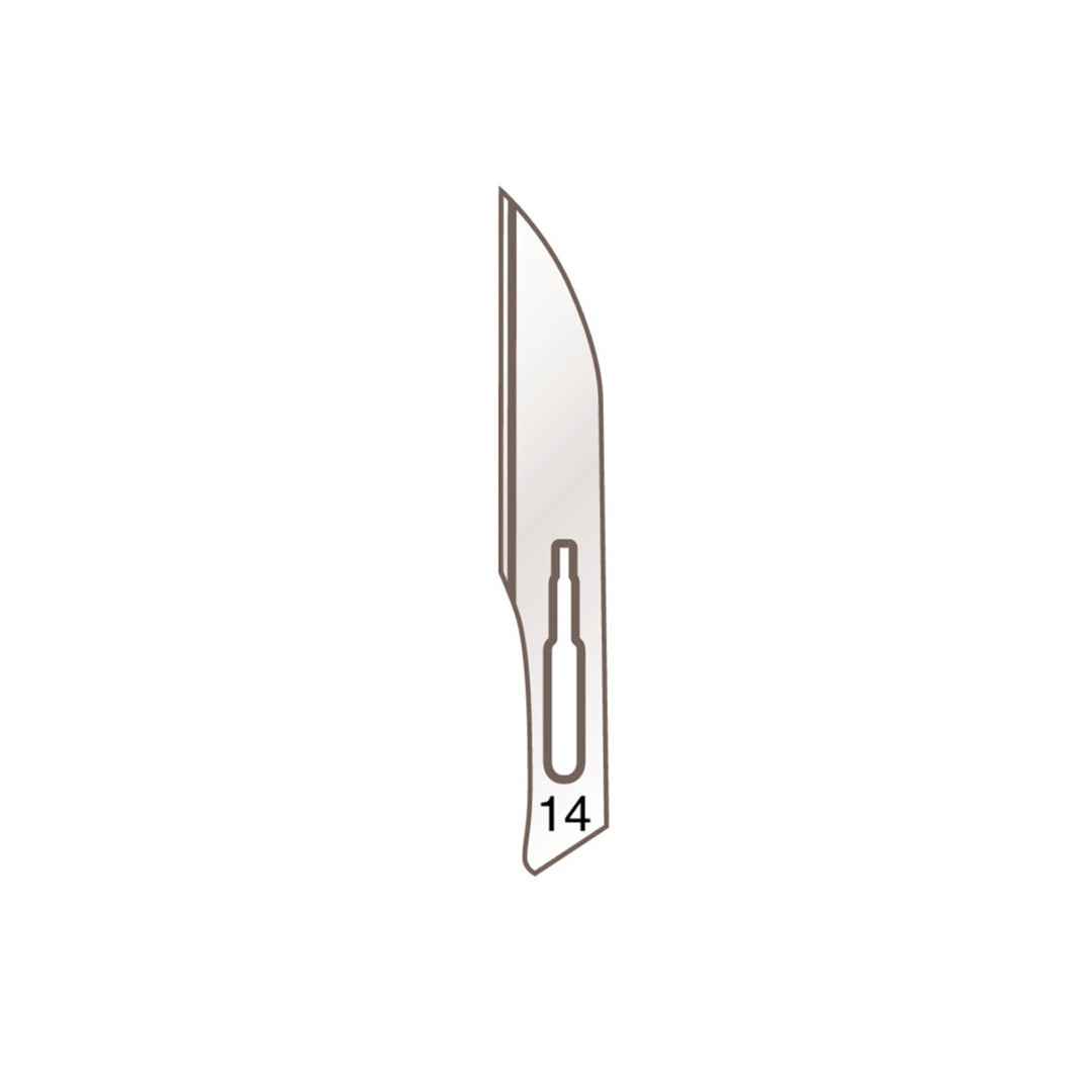 Skalpellhalter Klingen Nr. 14 für Griff Nr. 3