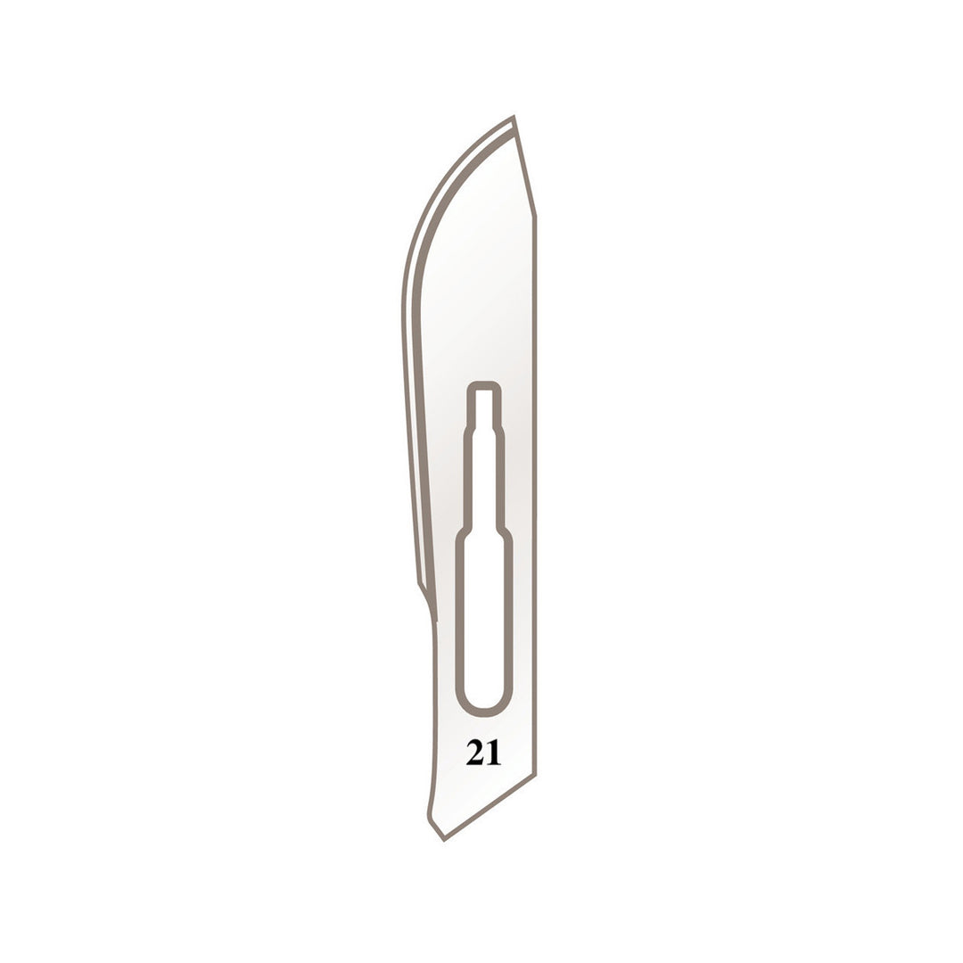 Skalpellhalter Klingen Nr. 21 für Griff Nr. 4