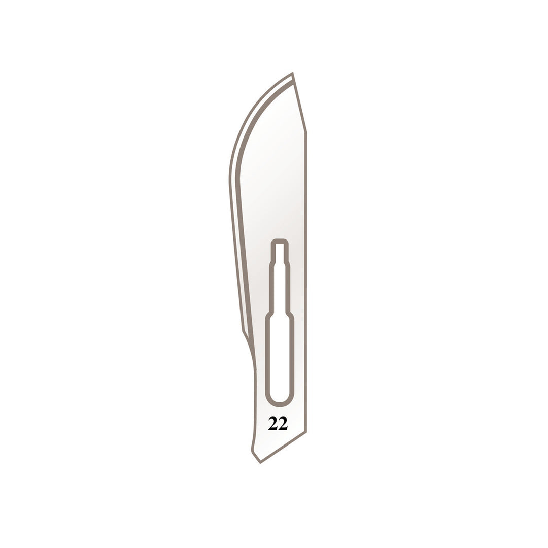 Skalpellhalter Klingen Nr. 22 für Griff Nr. 4
