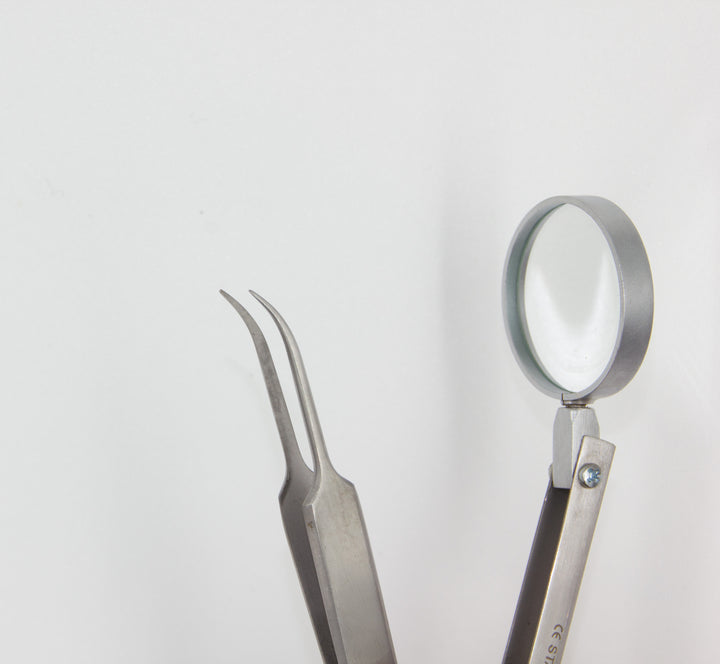 Magnifying tweezers 11 cm